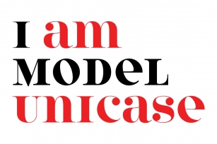 Model 4F Unicase (Family) Font Download