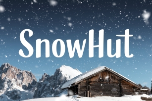 SnowHut Typeface Font Download