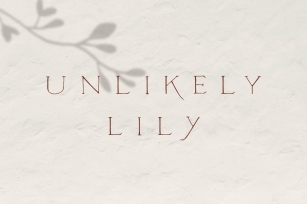 Unlikely Lily Font Download