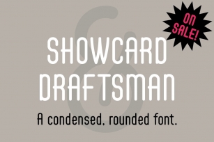 Showcard Draftsman Regular Font Download