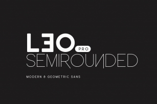 Leo SemiRounded Font Download