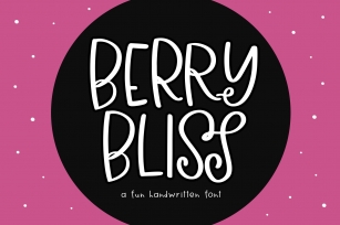 Berry Bliss Font Download