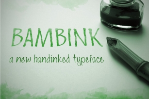 Bambink Condensed Font Download