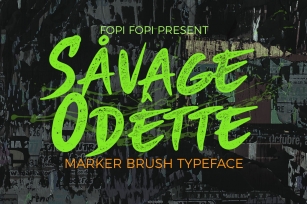 Savage Odette Typeface Font Download