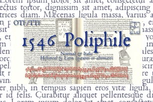 1546 Poliphile Set OTF Font Download