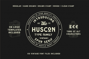 HUSCON Font Download