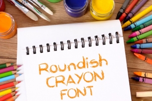 Roundish Crayon Font Download