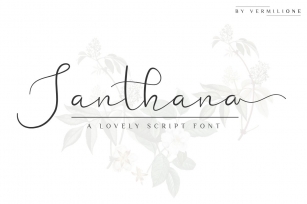 Santhana lovely script Font Download