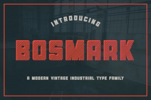 Bosmark Typeface Font Download