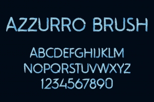Azzurro SVG font Font Download