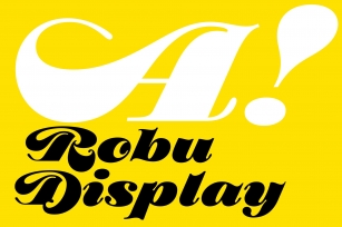 Robu Display Font Download