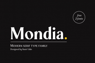 Mondia Font Download