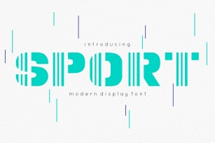 SPORT Sans Serif Display Font Download