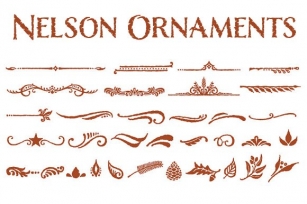 Nelson Ornaments Font Download