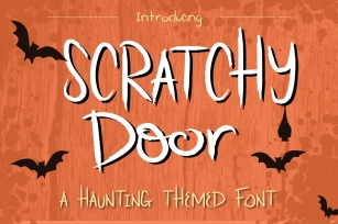 Scratchy Door Halloween Font Download