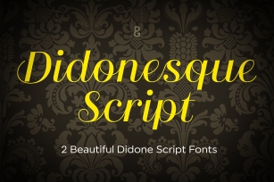 Didonesque Script – 2 Pack Font Download