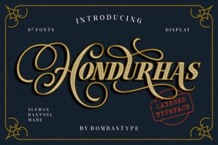 Hondurhas Layered Font Download