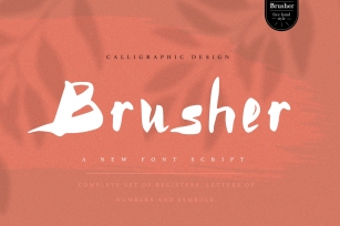 Brusher font Font Download