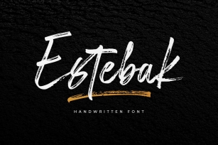 Estebak Brush Font Download
