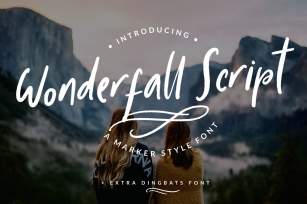 Wonderfall Script + Dingbats Font Download
