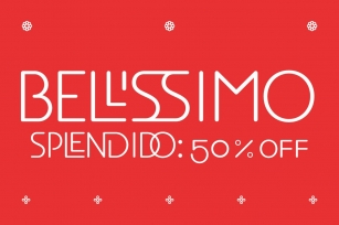EB Bellissimo Display 50 % Font Download