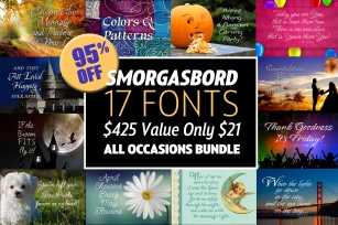SMORGASBORD Collection Font Download