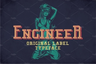 Engineer Modern Label Typeface Font Download
