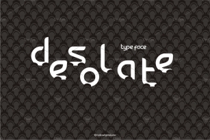 DESOLATE TYPE FACE manual fonts Font Download