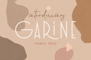 Garine Art Deco Display Trio Font Download