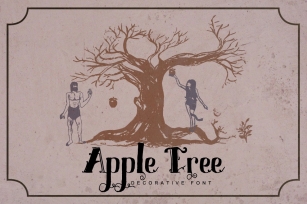 Apple Tree Decorative Font Download