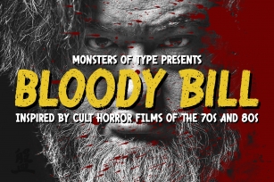 Bloody Bill Typeface Font Download