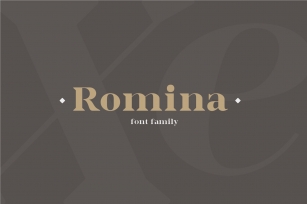 Romina / Neoclassical font family Font Download
