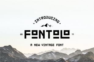 Fontolo Typeface + BONUS Font Download
