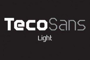 Teco Sans Light Font Download