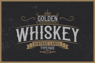 Golden Whiskey typeface Font Download