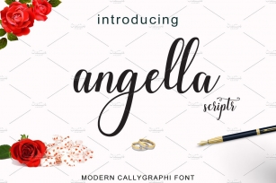 Angella script Font Download