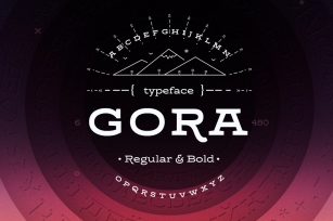 Gora – Regular  Bold Font Download