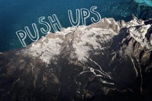 Push Ups Weak Font Download