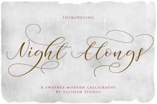 Night Alongs Font Download