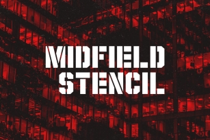 Midfield Stencil Font Download