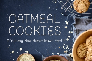Oatmeal Cookies Font Download