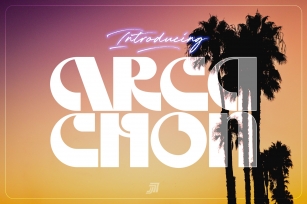 ARCACHON ArtDeco Typeface Font Download
