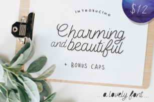 Charming and Beautiful Font Download