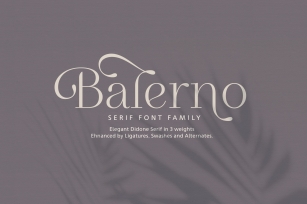 Balerno Serif Family Font Download