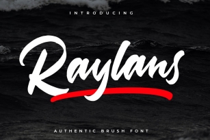 Raylans Brush Font Download