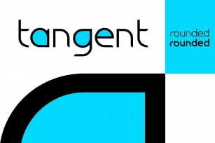 Tangential Rounded Font Download