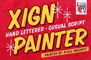 Xign Painter Font Download