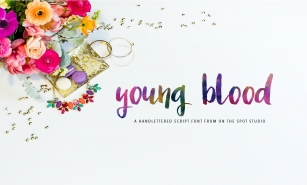 Young Blood Brush Font Download