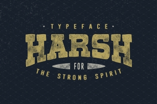 Harsh Typeface Font Download