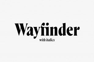 Wayfinder CF warm vintage serif font Font Download
